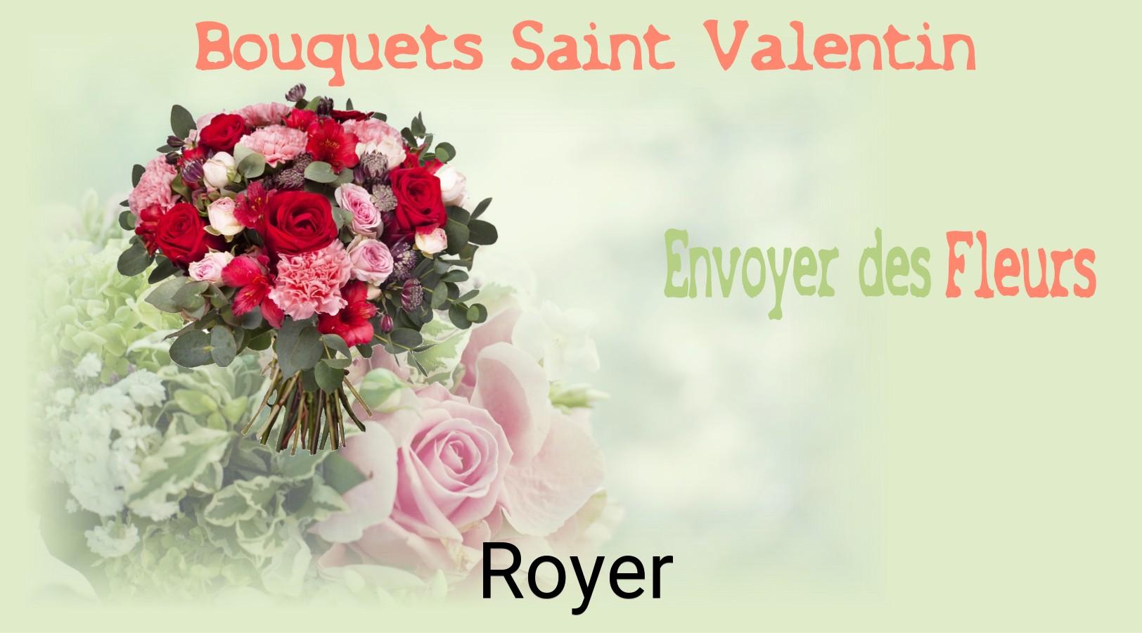 Roses de Saint-Valentin livrées à Royer